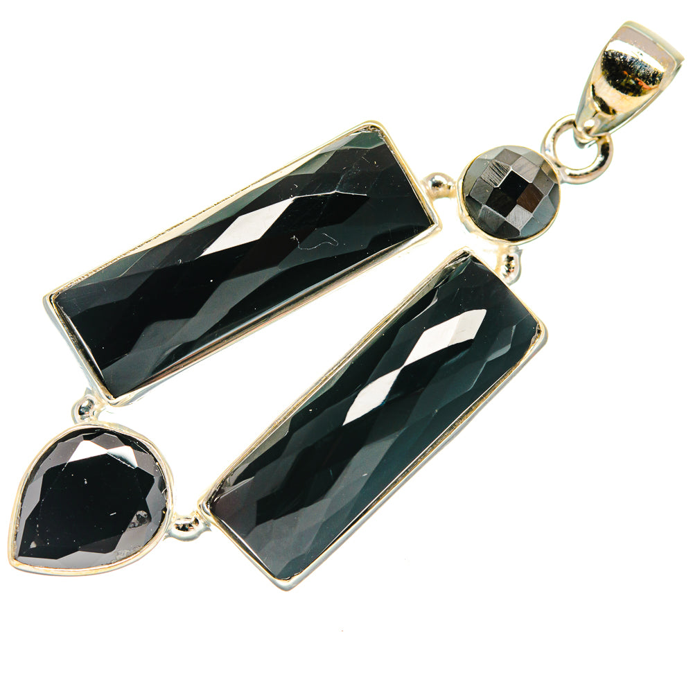 Black Onyx Pendants handcrafted by Anasilvercos - PD23717 - Photo 2