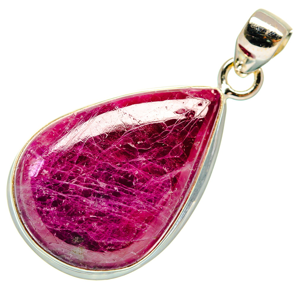 Ruby Fuchsite Pendants handcrafted by Anasilvercos - PD23718 - Photo 2