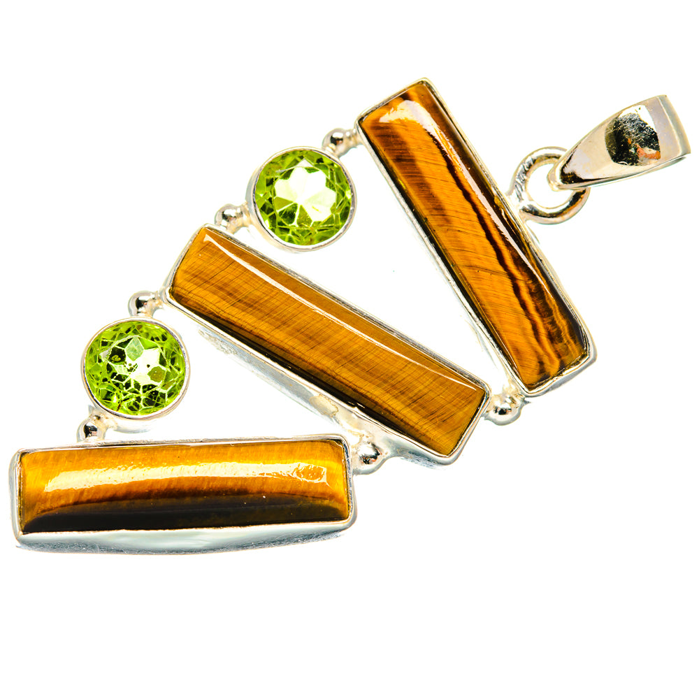 Tiger Eye Pendants handcrafted by Anasilvercos - PD23722 - Photo 2