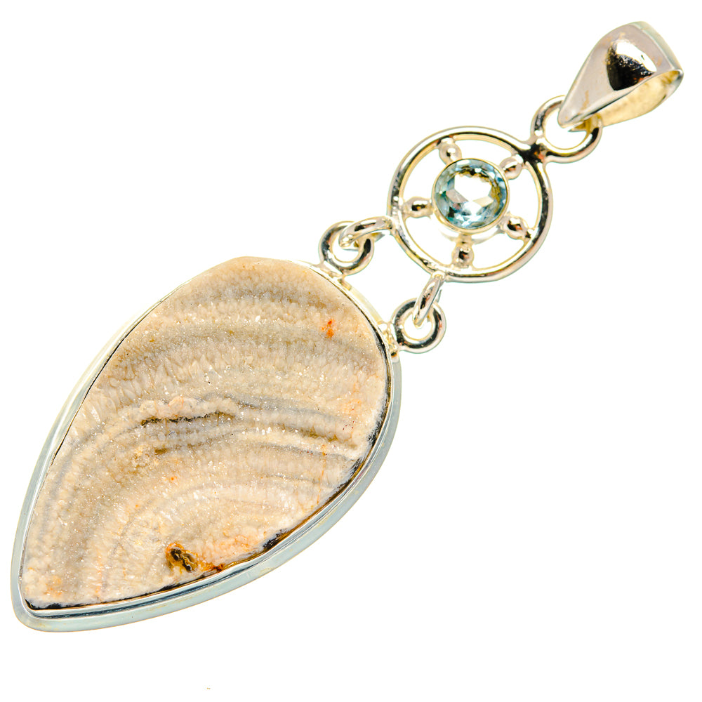 Desert Druzy Pendants handcrafted by Anasilvercos - PD23725 - Photo 2