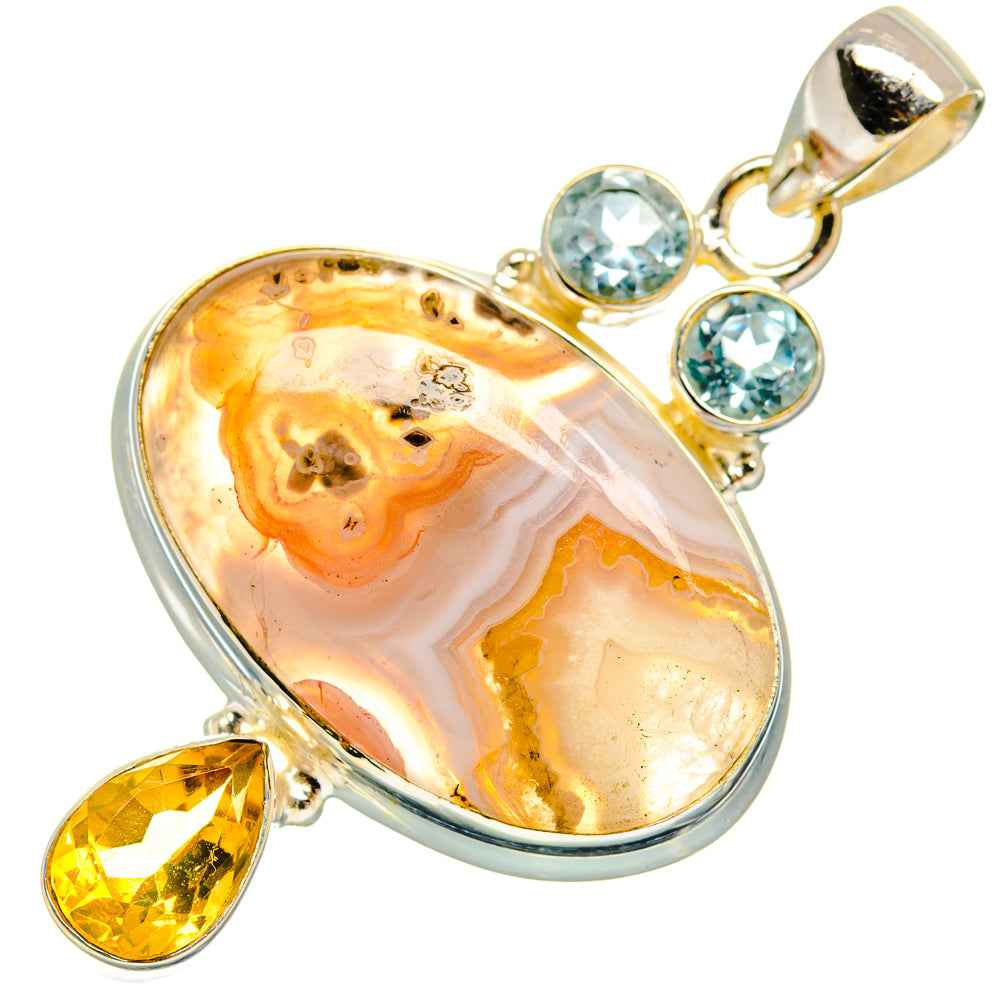Ocean Jasper Pendants handcrafted by Anasilvercos - PD23728 - Photo 2