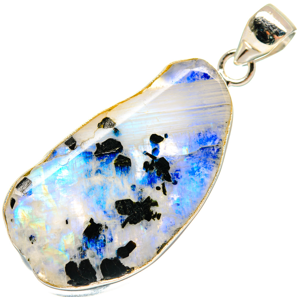 Rainbow Moonstone Pendants handcrafted by Anasilvercos - PD23743 - Photo 2