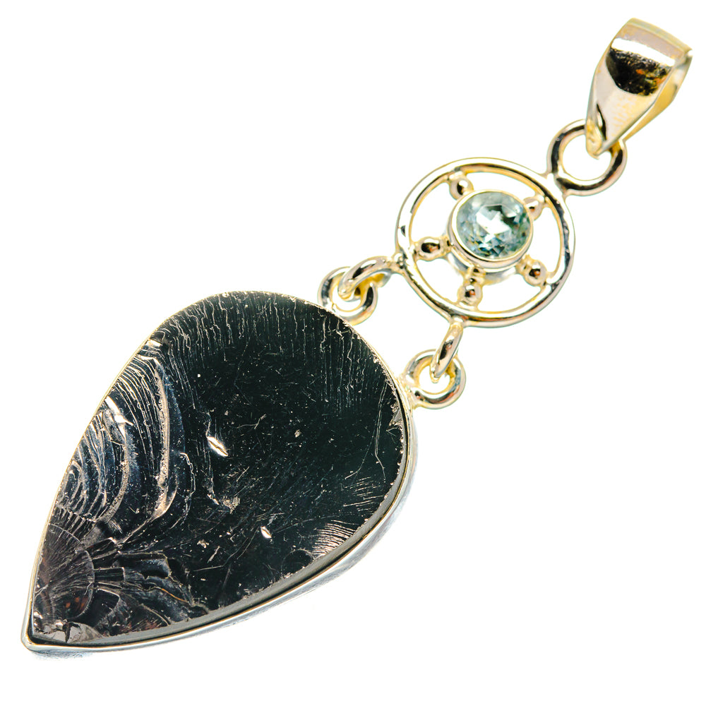 Shungite Pendants handcrafted by Anasilvercos - PD23744 - Photo 2