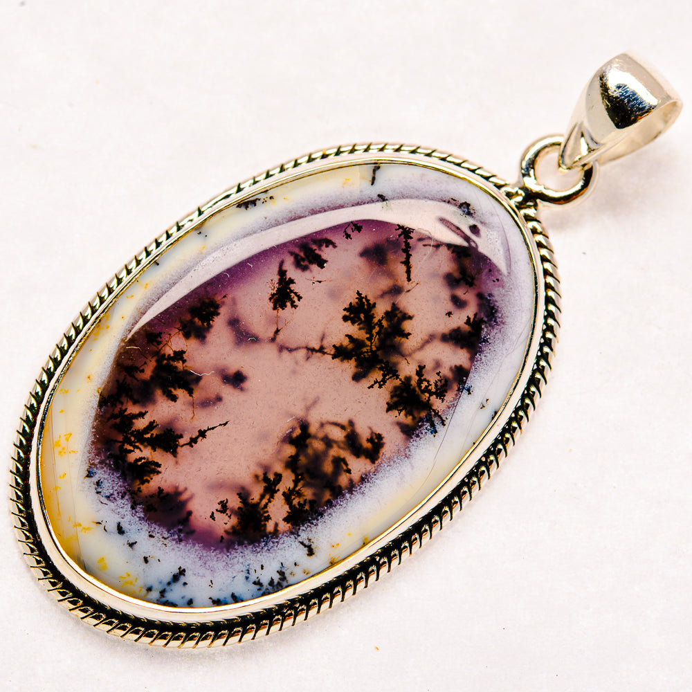 Dendritic Opal Pendants handcrafted by Anasilvercos - PD23759 - Photo 2