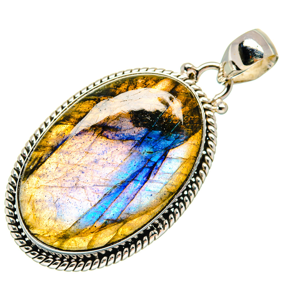 Labradorite Pendants handcrafted by Anasilvercos - PD23769 - Photo 2