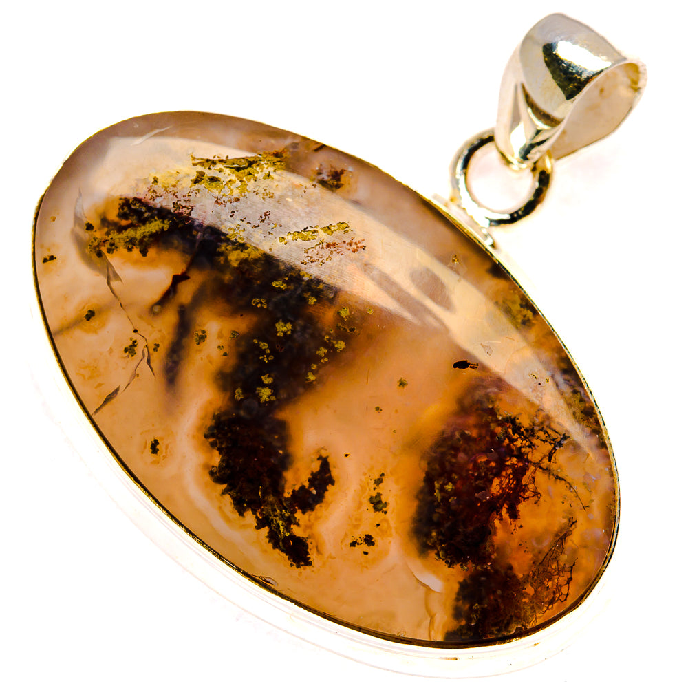 Indonesian Plume Agate Pendants handcrafted by Anasilvercos - PD23783 - Photo 2