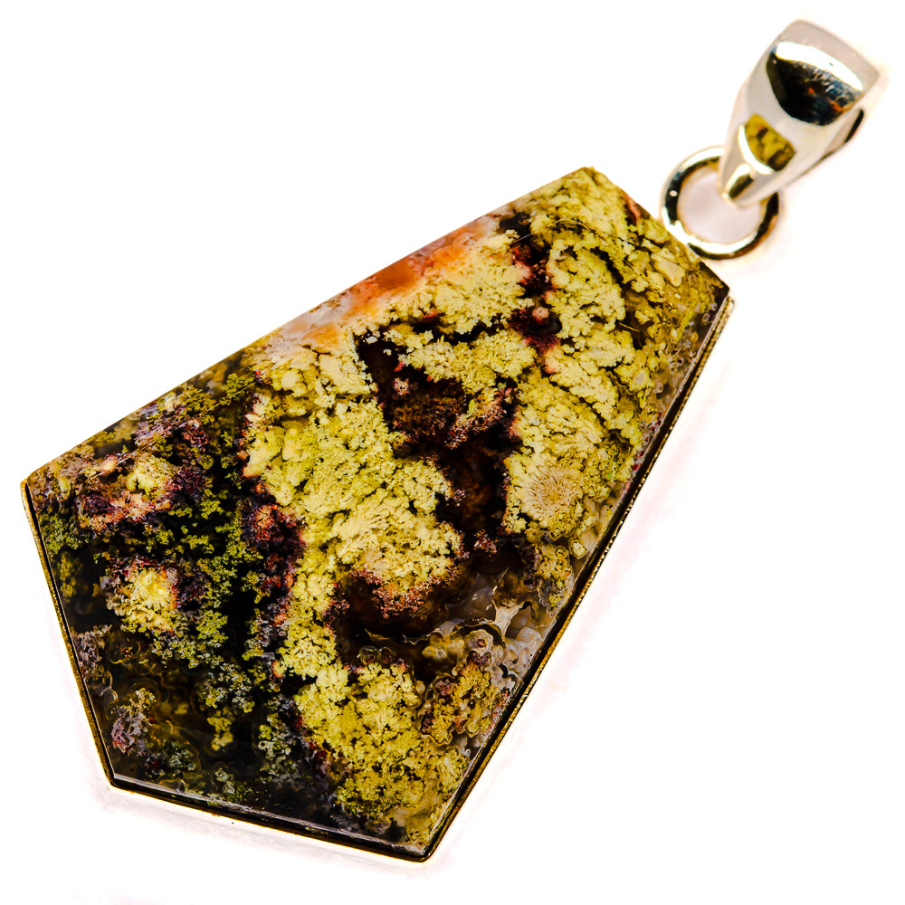 Indonesian Plume Agate Pendants handcrafted by Anasilvercos - PD23784 - Photo 2