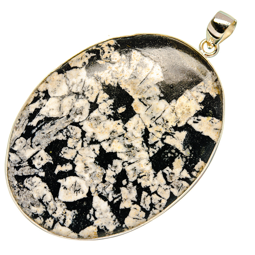 Chrysanthemum Stone Pendants handcrafted by Anasilvercos - PD23817 - Photo 2
