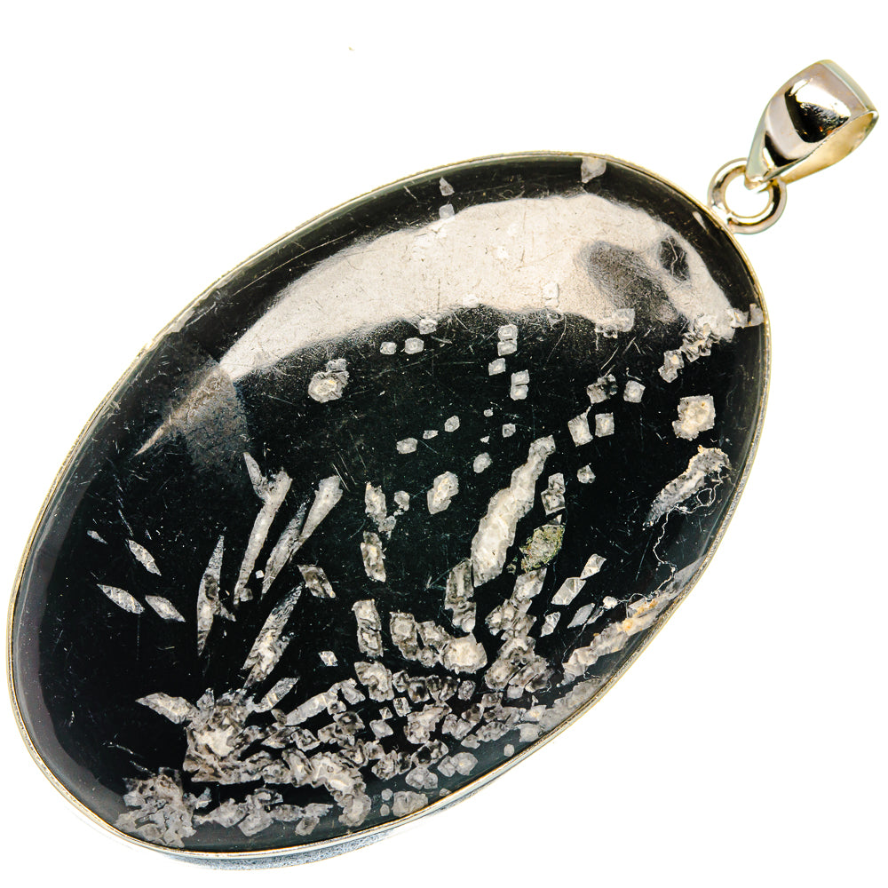 Chrysanthemum Stone Pendants handcrafted by Anasilvercos - PD23824 - Photo 2