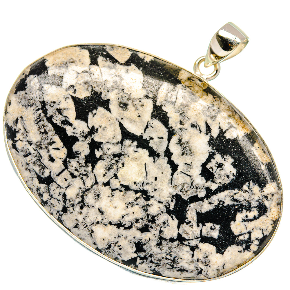 Chrysanthemum Stone Pendants handcrafted by Anasilvercos - PD23829 - Photo 2