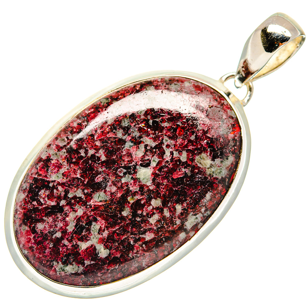 Russian Eudialyte Pendants handcrafted by Anasilvercos - PD23843 - Photo 2