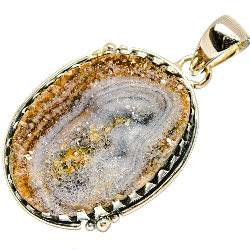 Desert Druzy Pendants handcrafted by Anasilvercos - PD23863 - Photo 2
