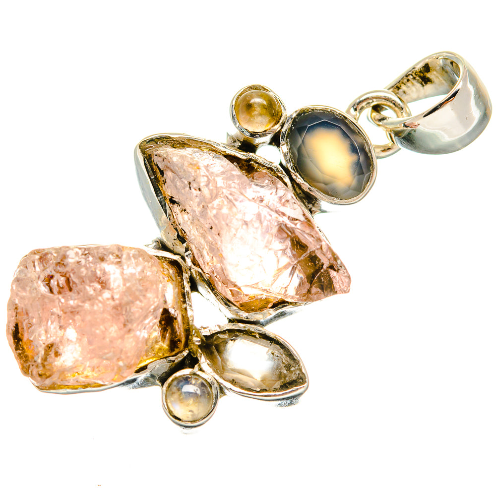 Rose Quartz Pendants handcrafted by Anasilvercos - PD23888 - Photo 2