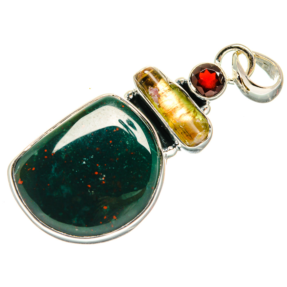 Bloodstone Pendants handcrafted by Anasilvercos - PD23894 - Photo 2