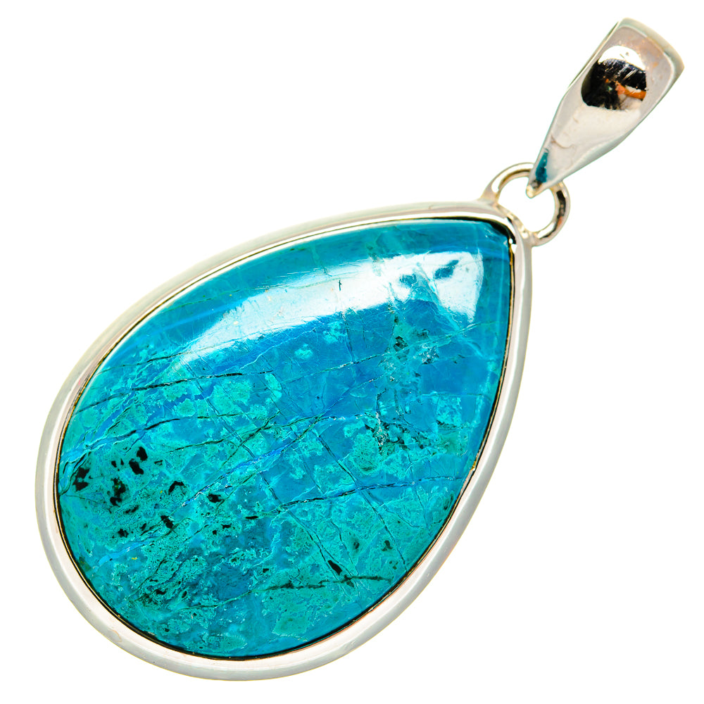 Chrysocolla Pendants handcrafted by Anasilvercos - PD23900 - Photo 2