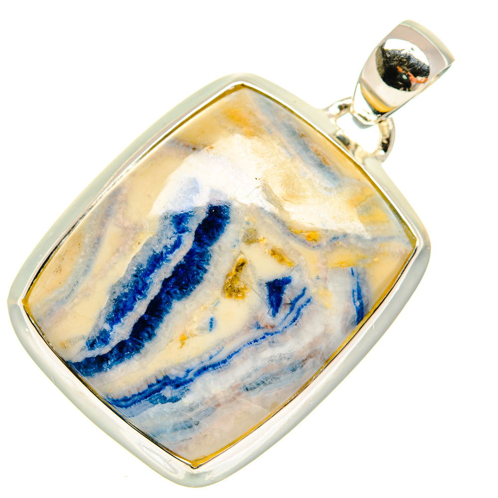 Blue Scheelite Pendants handcrafted by Anasilvercos - PD23906 - Photo 2