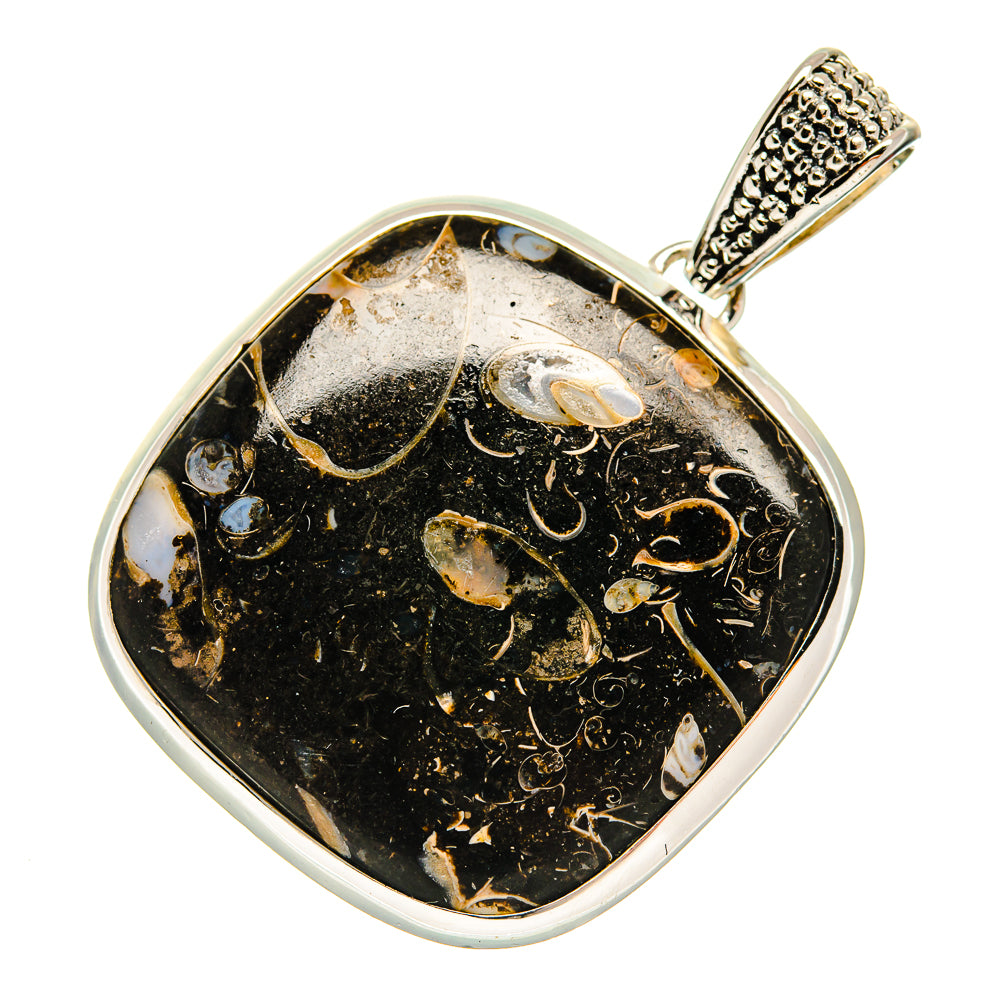 Turritella Agate Pendants handcrafted by Anasilvercos - PD23909 - Photo 2