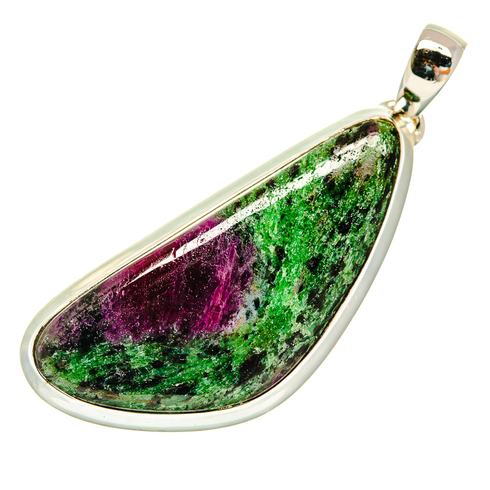 Ruby Zoisite Pendants handcrafted by Anasilvercos - PD23913 - Photo 2