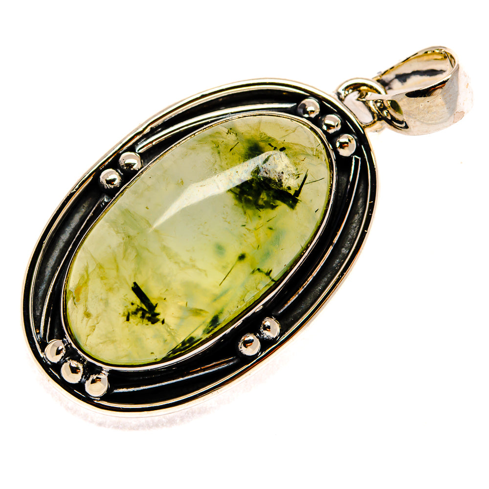 Prehnite Pendants handcrafted by Anasilvercos - PD23928 - Photo 2