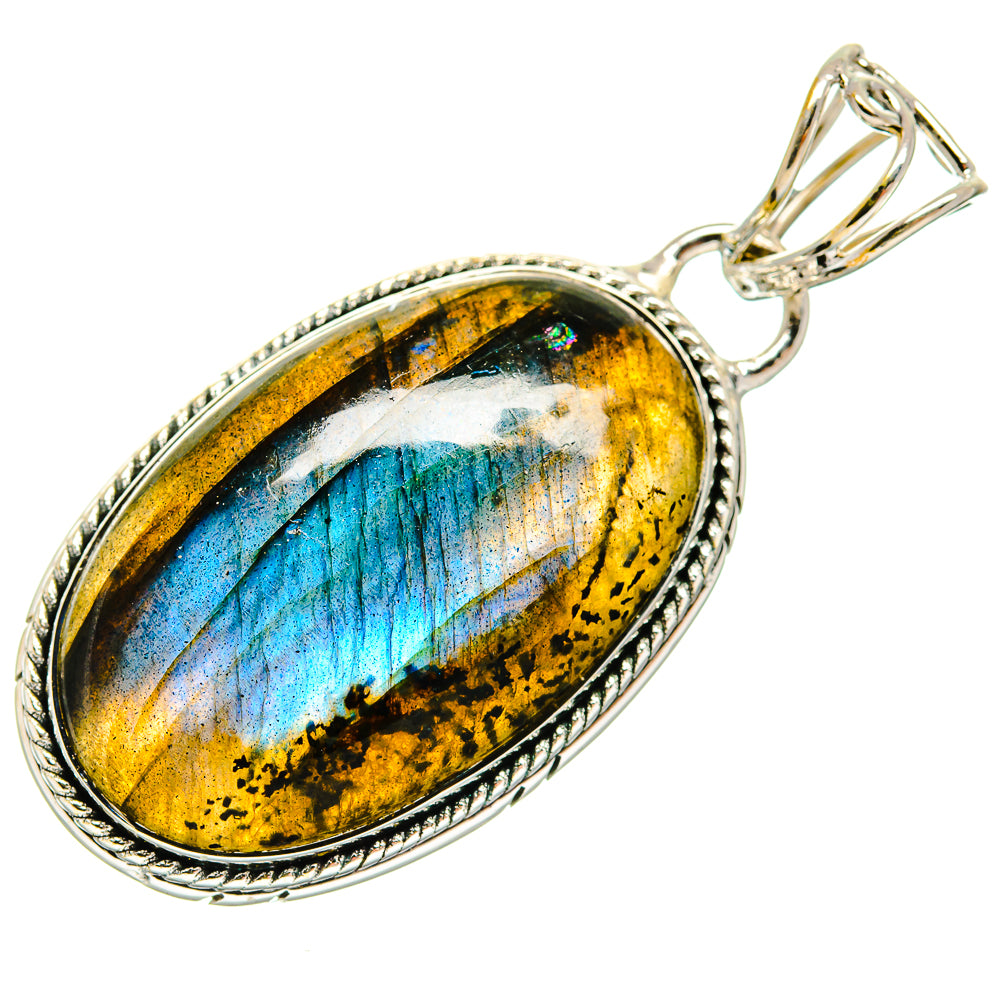 Labradorite Pendants handcrafted by Anasilvercos - PD23931 - Photo 2