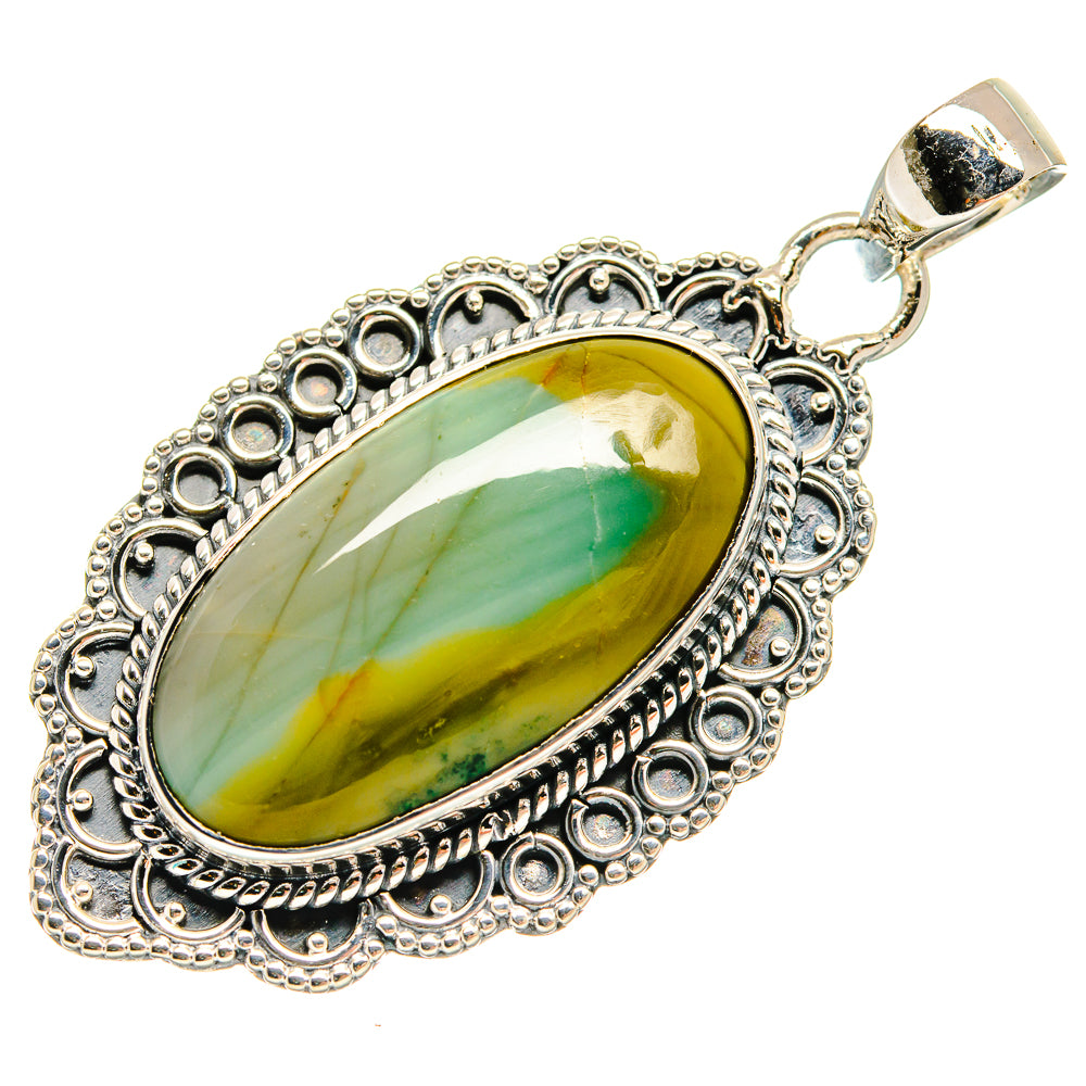 Willow Creek Jasper Pendants handcrafted by Anasilvercos - PD23934 - Photo 2