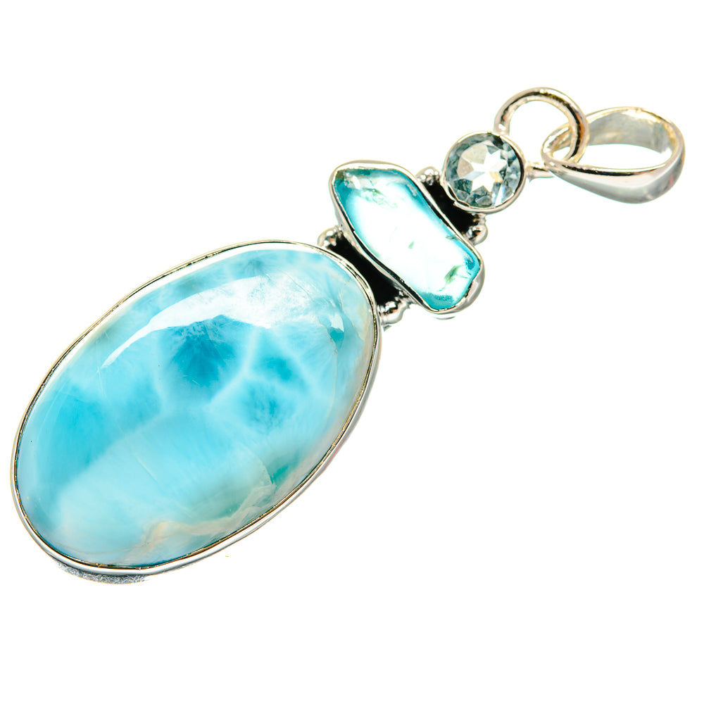 Larimar Pendants handcrafted by Anasilvercos - PD23947 - Photo 2