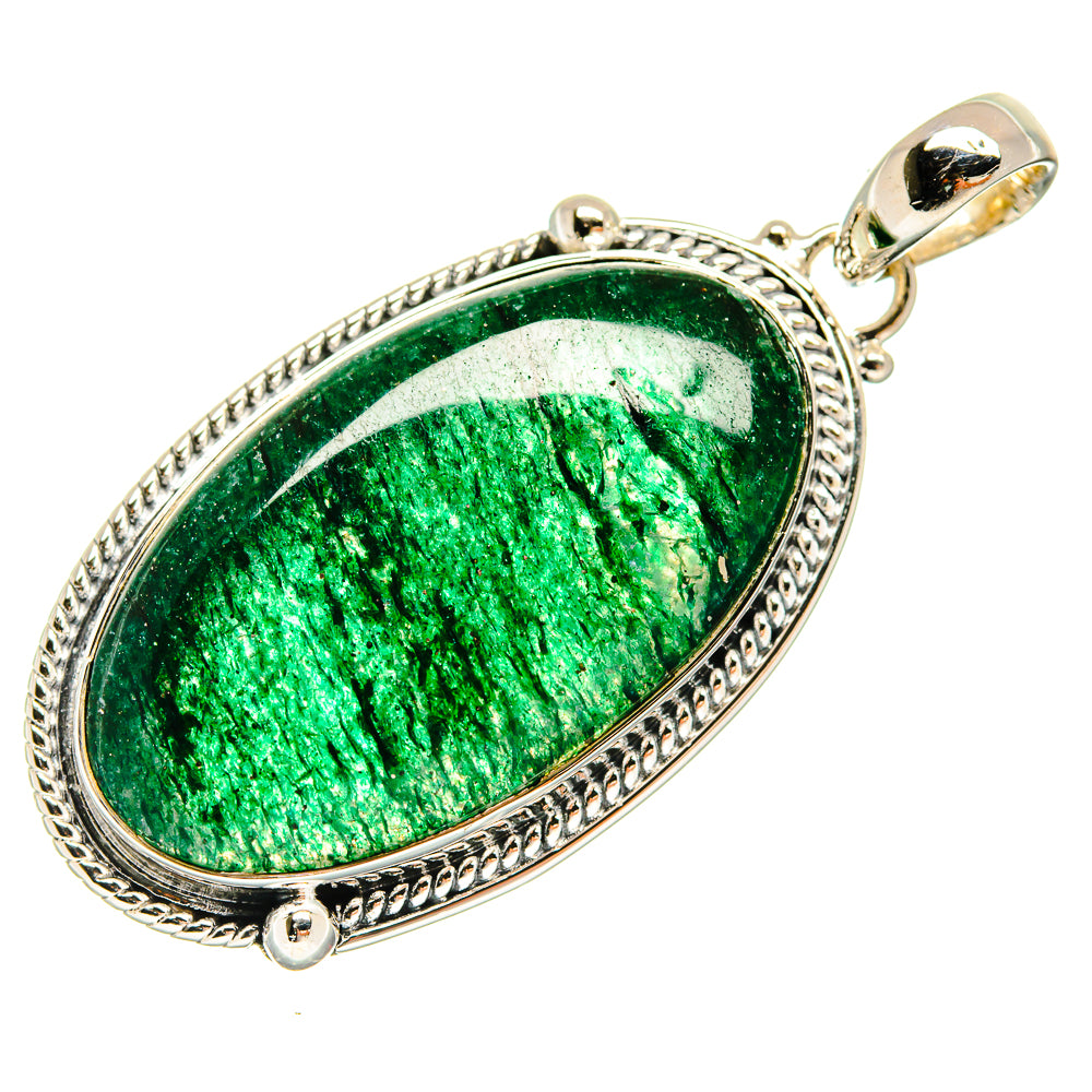 Green Aventurine Pendants handcrafted by Anasilvercos - PD23965 - Photo 2