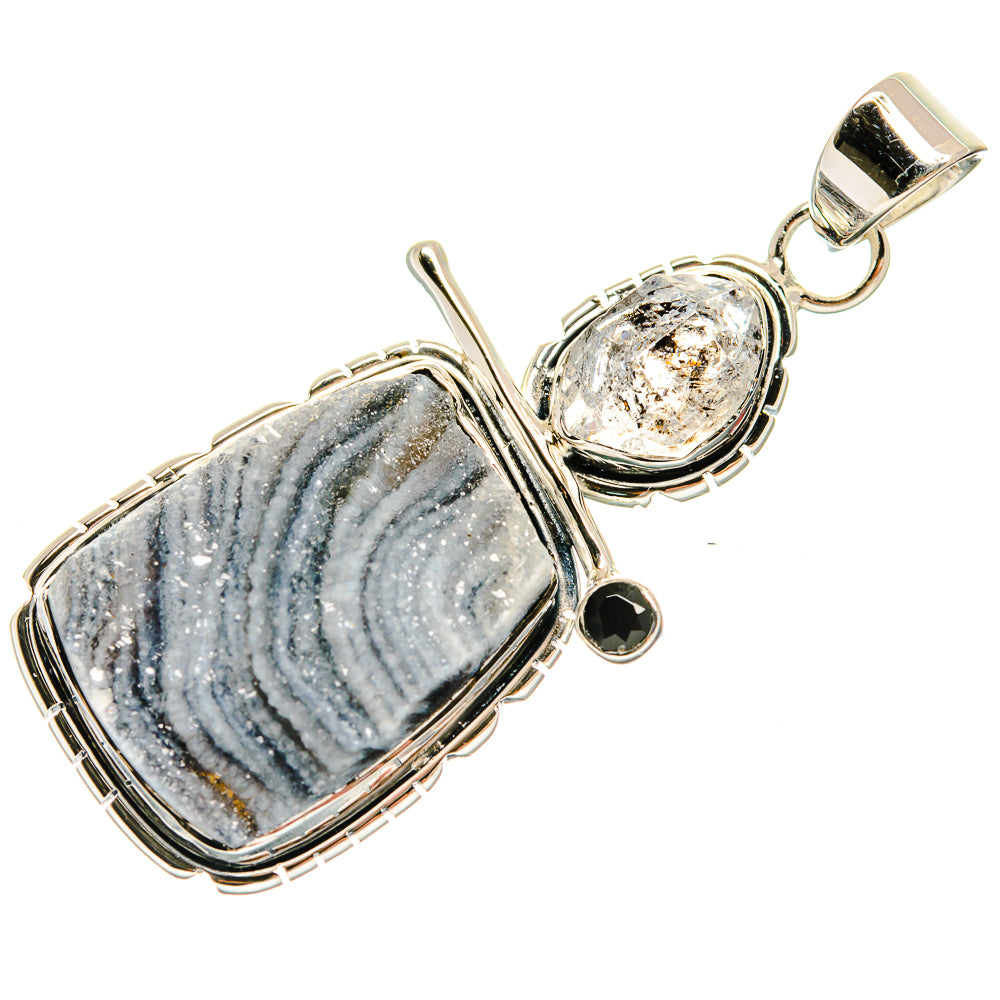 Desert Druzy Pendants handcrafted by Anasilvercos - PD23969 - Photo 2