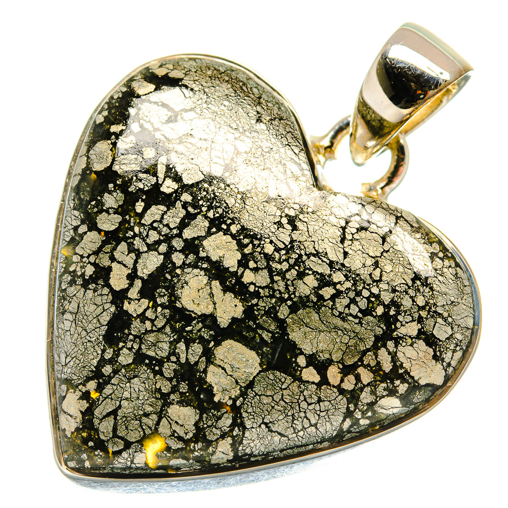 Pyrite Agate Pendants handcrafted by Anasilvercos - PD23973 - Photo 2