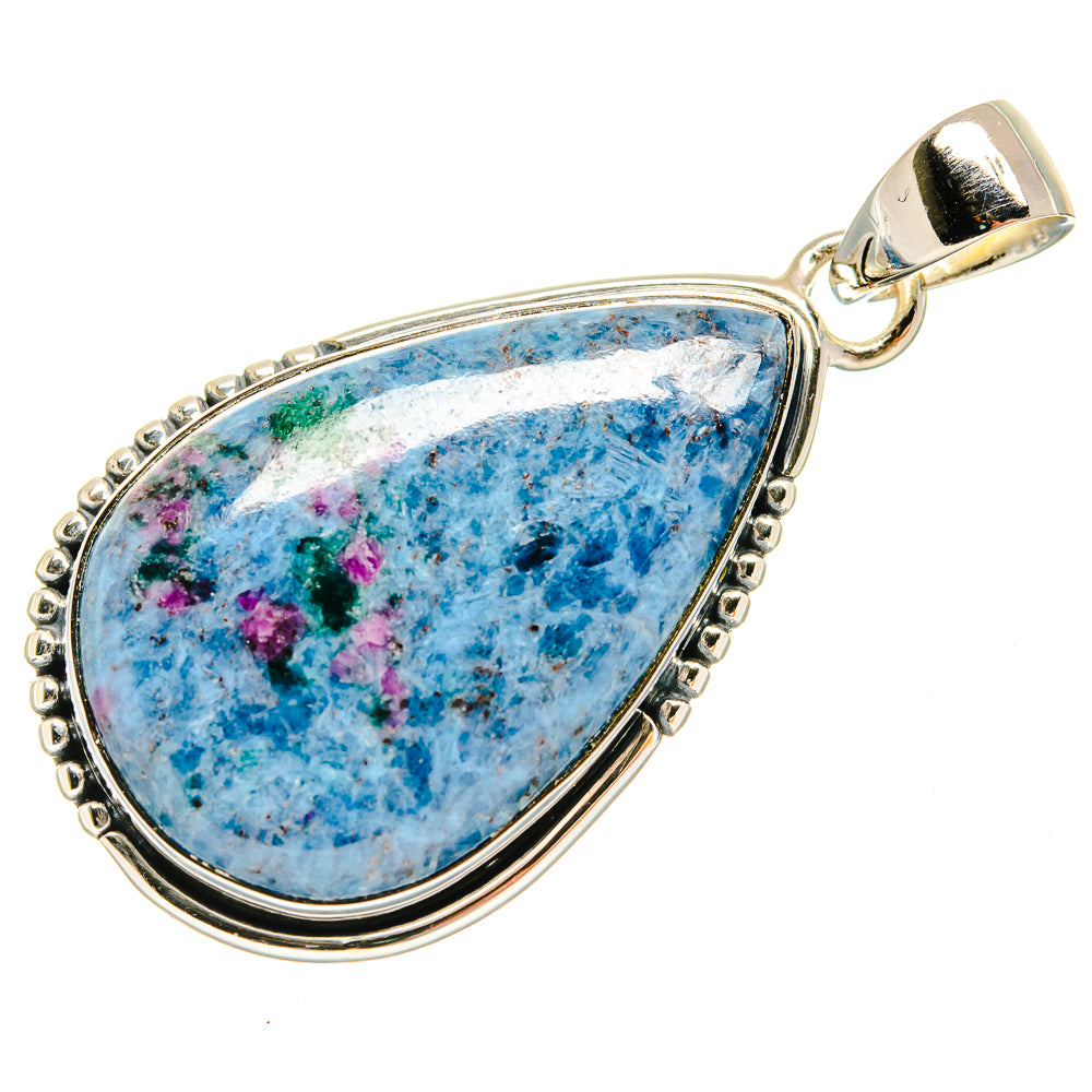 Ruby Fuchsite Pendants handcrafted by Anasilvercos - PD23981 - Photo 2