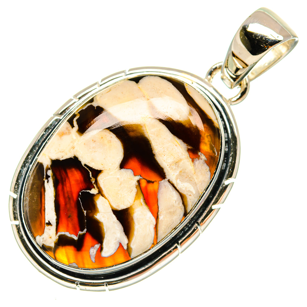 Peanut Wood Jasper Pendants handcrafted by Anasilvercos - PD23998 - Photo 2