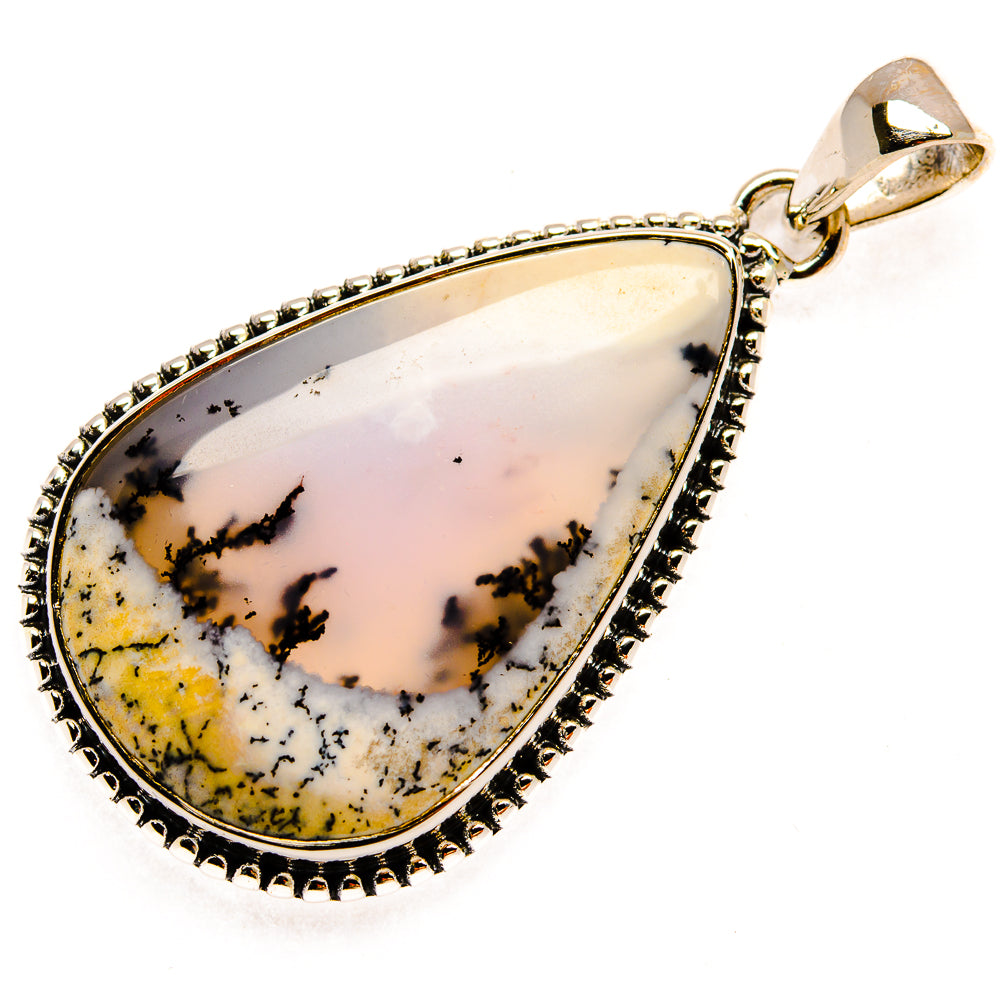 Dendritic Opal Pendants handcrafted by Anasilvercos - PD24006 - Photo 2