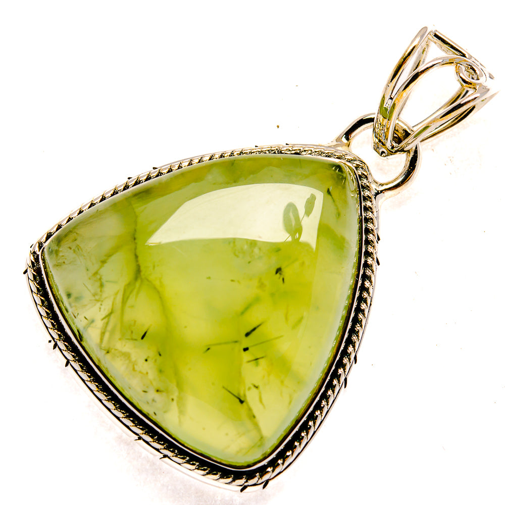 Prehnite Pendants handcrafted by Anasilvercos - PD24008 - Photo 2