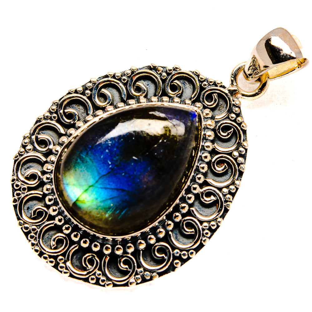 Labradorite Pendants handcrafted by Anasilvercos - PD24011 - Photo 2
