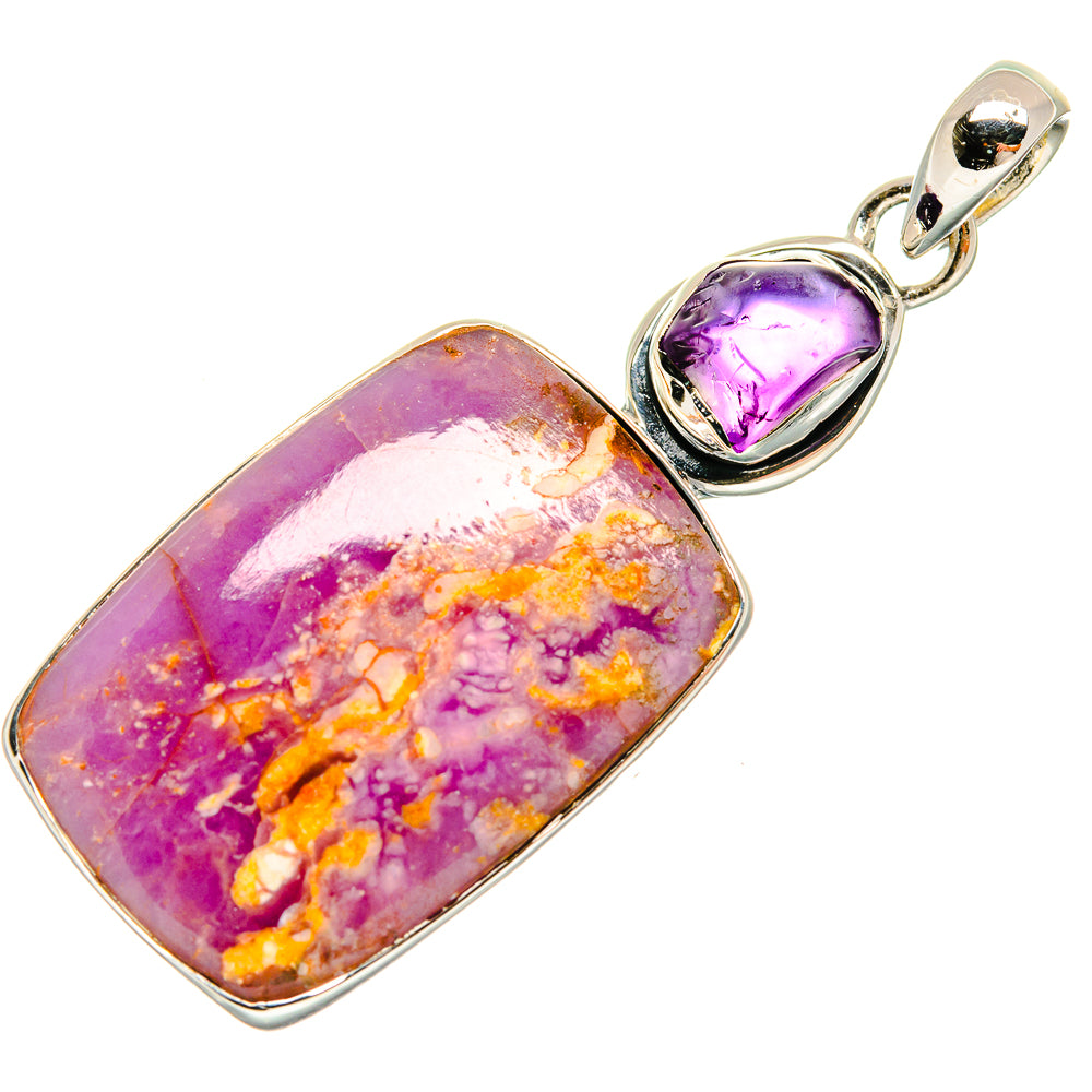 Phosphosiderite Pendants handcrafted by Anasilvercos - PD24026 - Photo 2