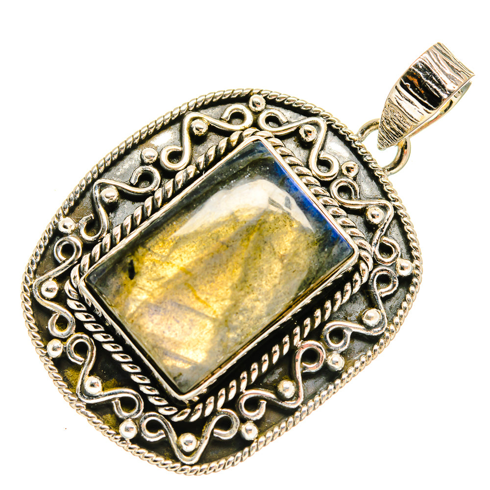 Labradorite Pendants handcrafted by Anasilvercos - PD24028 - Photo 2