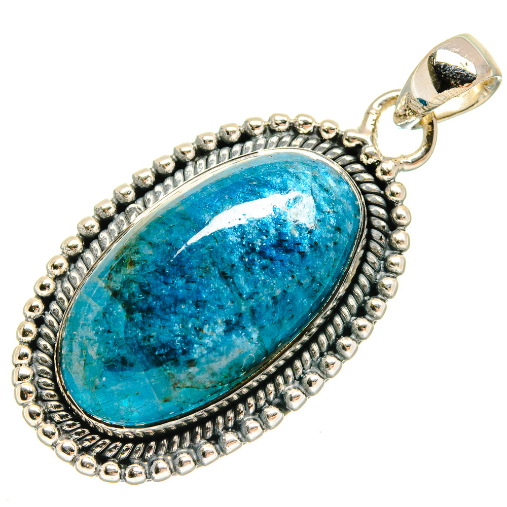 Chrysocolla Pendants handcrafted by Anasilvercos - PD24050 - Photo 2