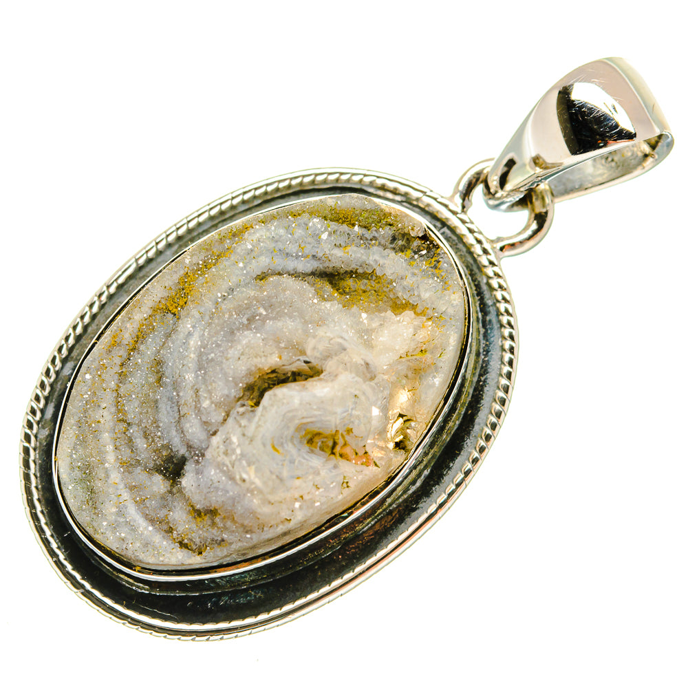 Desert Druzy Pendants handcrafted by Anasilvercos - PD24051 - Photo 2