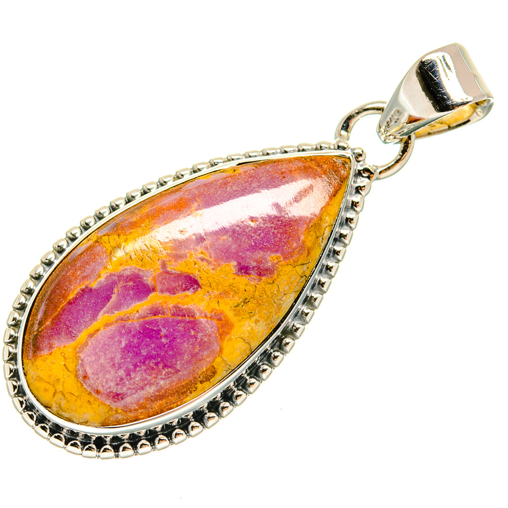Phosphosiderite Pendants handcrafted by Anasilvercos - PD24052 - Photo 2