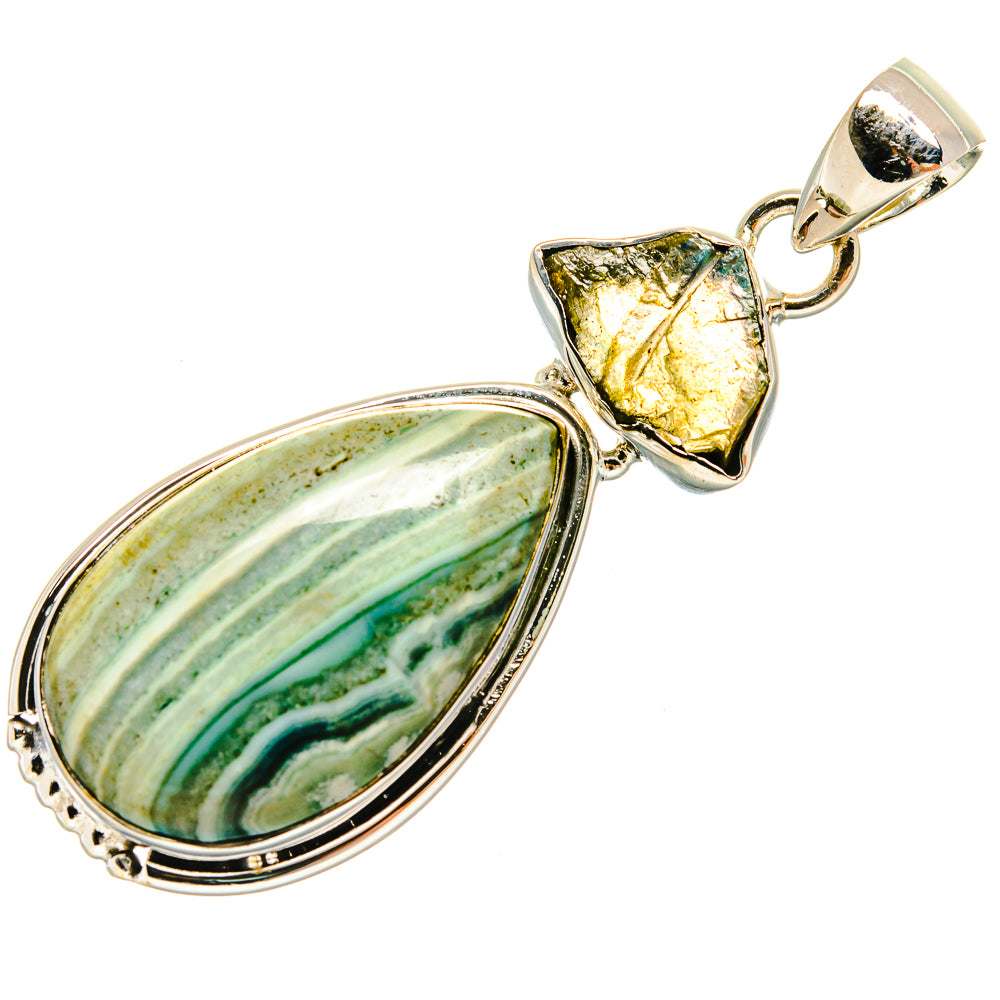 Ocean Jasper Pendants handcrafted by Anasilvercos - PD24057 - Photo 2