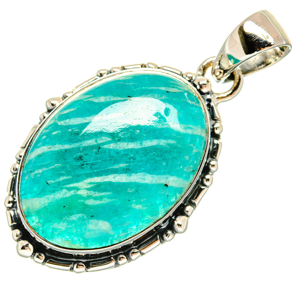 Amazonite Pendants handcrafted by Anasilvercos - PD24062 - Photo 2