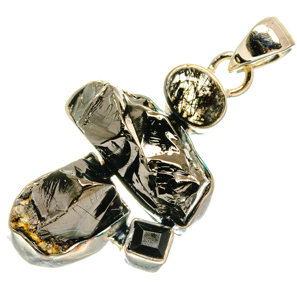 Shungite Pendants handcrafted by Anasilvercos - PD24064 - Photo 2