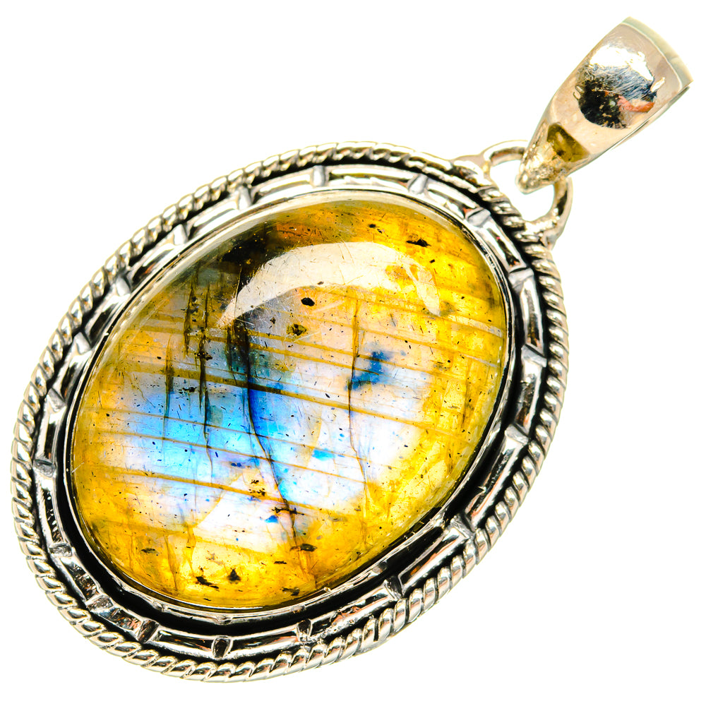 Labradorite Pendants handcrafted by Anasilvercos - PD24094 - Photo 2