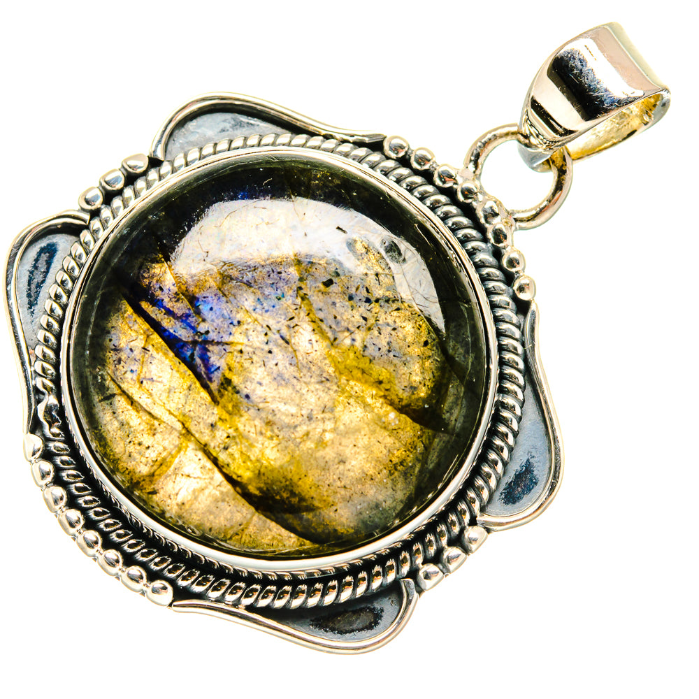 Labradorite Pendants handcrafted by Anasilvercos - PD24095 - Photo 2