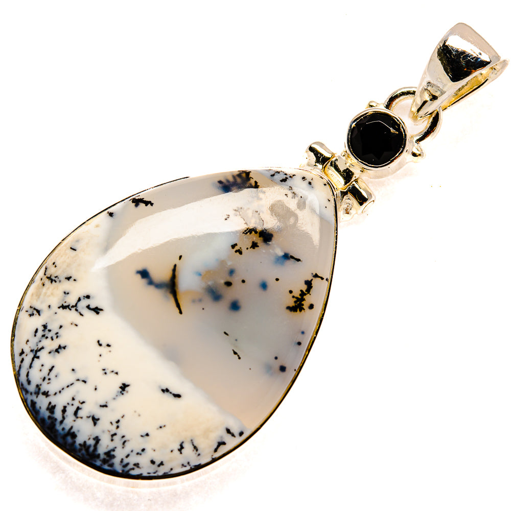 Dendritic Opal Pendants handcrafted by Anasilvercos - PD24097 - Photo 2