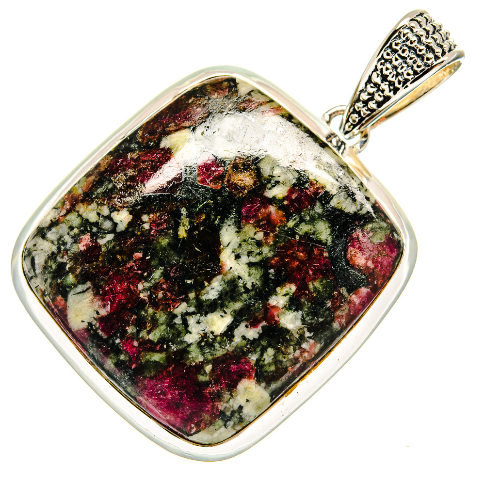 Russian Eudialyte Pendants handcrafted by Anasilvercos - PD24101 - Photo 2
