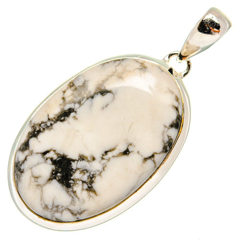 Howlite Pendants handcrafted by Anasilvercos - PD24131 - Photo 2