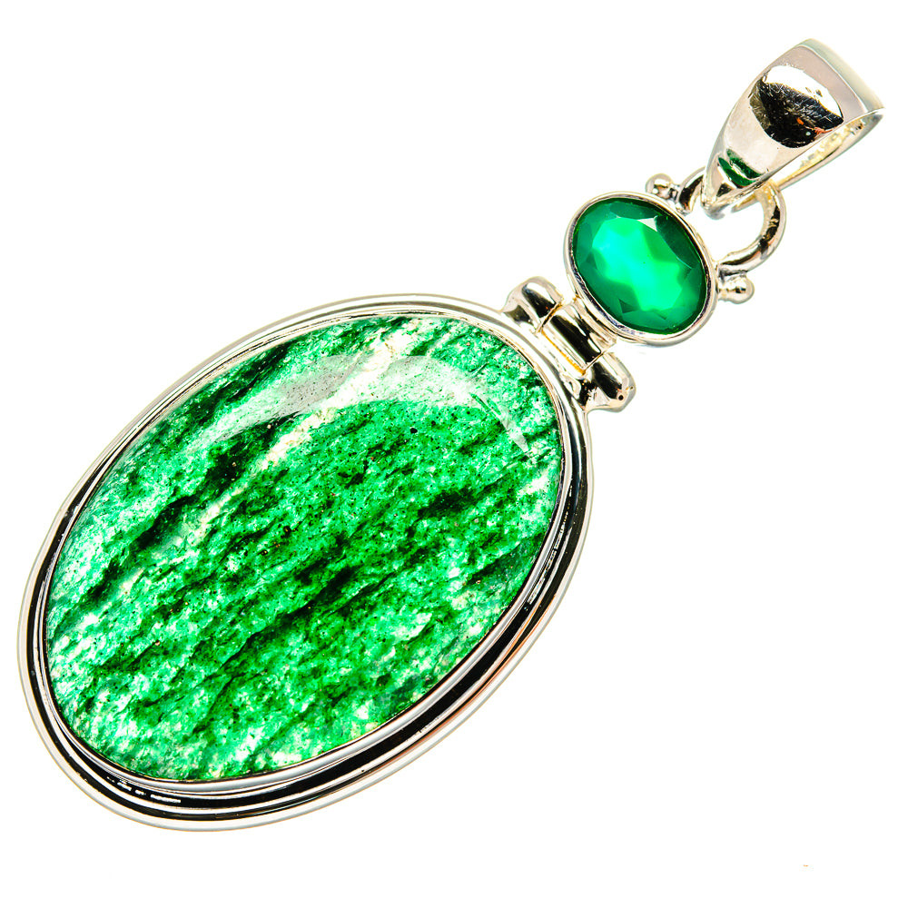 Green Aventurine Pendants handcrafted by Anasilvercos - PD24134 - Photo 2