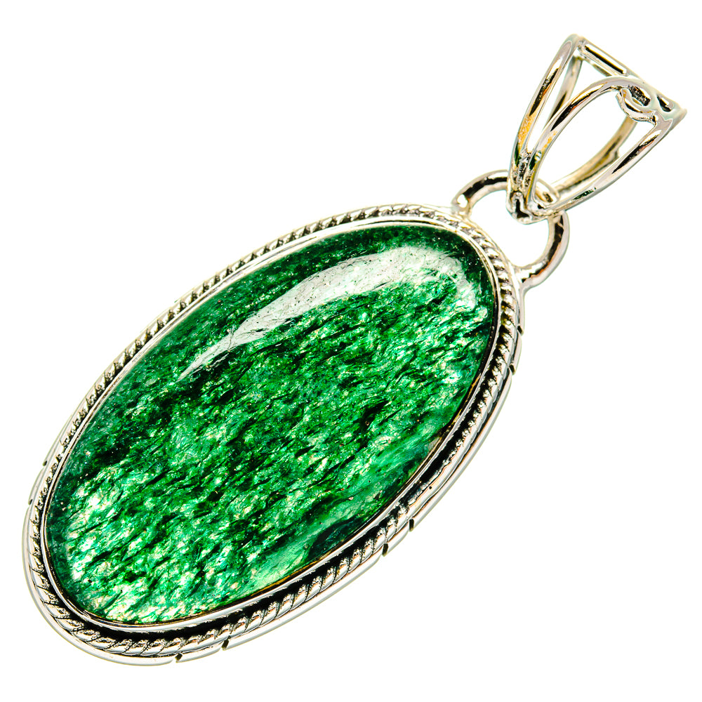 Green Aventurine Pendants handcrafted by Anasilvercos - PD24139 - Photo 2
