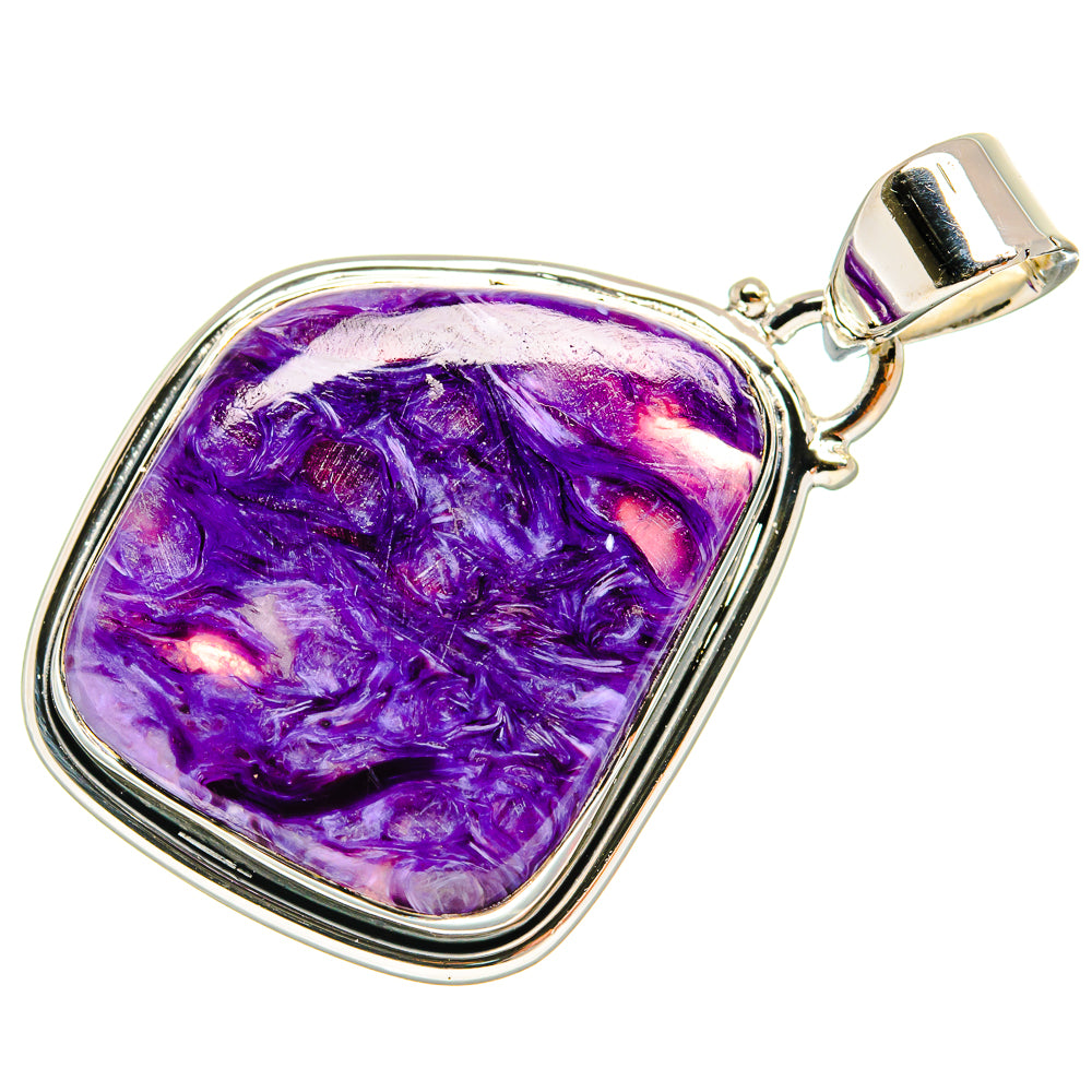Charoite Pendants handcrafted by Anasilvercos - PD24155 - Photo 2